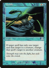 Meddle - Onslaught (ONS) #92 - Uncommon Magic: The Gathering Trading Card