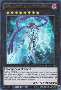Number 23: Lancelot, Dark Knight of the Underworld - Yu-Gi-Oh! ZEXAL Manga Promotional Cards (YZ0#) #YZ07-EN001 - Ultra Rare YuGiOh Trading Card