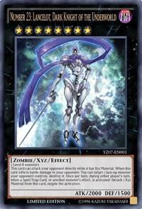 Number 23: Lancelot, Dark Knight of the Underworld - Yu-Gi-Oh! ZEXAL Manga Promotional Cards YuGiOh trading card