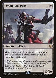 Desolation Twin - Battle for Zendikar (BFZ) #6 - Rare Magic: The Gathering Trading Card