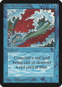 Blue Elemental Blast - Alpha Edition (LEA) #49 - Common Magic: The Gathering Trading Card