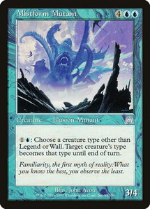 Mistform Mutant - Onslaught (ONS) #95 - Uncommon Magic: The Gathering Trading Card