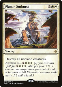 Planar Outburst - Battle for Zendikar (BFZ) #42 - Rare Magic: The Gathering Trading Card