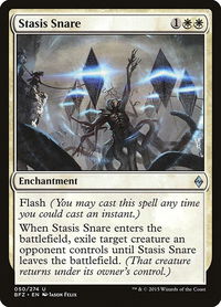 Stasis Snare - Battle for Zendikar (BFZ) #50 - Uncommon Magic: The Gathering Trading Card