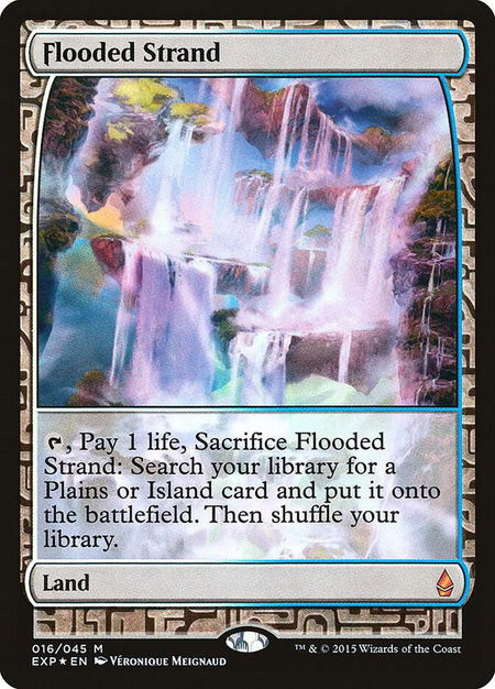 Flooded Strand - Zendikar Expeditions Magic: The Gathering trading card
