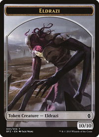 Eldrazi Token - Battle for Zendikar (BFZ) #1 - Token Magic: The Gathering Trading Card