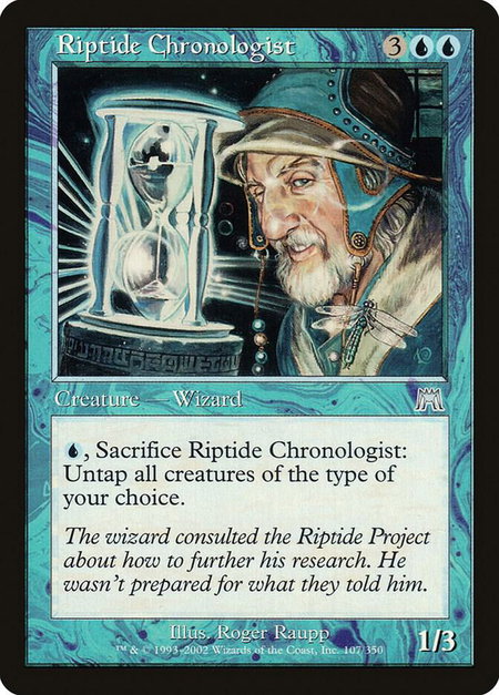 Riptide Chronologist - Onslaught Magic: The Gathering trading card