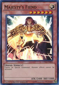 Majesty's Fiend - 2015 Mega-Tins (CT12) #CT12-EN004 - Super Rare YuGiOh Trading Card