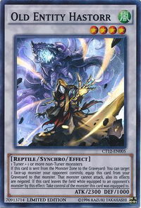 Old Entity Hastorr - 2015 Mega-Tins (CT12) #CT12-EN005 - Super Rare YuGiOh Trading Card