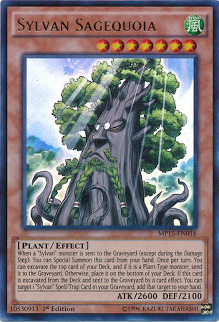 Sylvan Sagequoia - 2015 Mega-Tins Mega Pack YuGiOh trading card