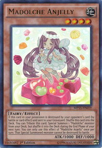 Madolche Anjelly - 2015 Mega-Tins Mega Pack (MP15) #MP15-EN019 - Ultra Rare YuGiOh Trading Card