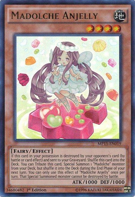 Madolche Anjelly - 2015 Mega-Tins Mega Pack YuGiOh trading card