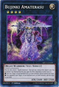 Bujinki Amaterasu - 2015 Mega-Tins Mega Pack (MP15) #MP15-EN029 - Secret Rare YuGiOh Trading Card