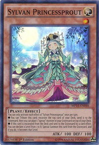 Sylvan Princessprout - 2015 Mega-Tins Mega Pack (MP15) #MP15-EN048 - Super Rare YuGiOh Trading Card