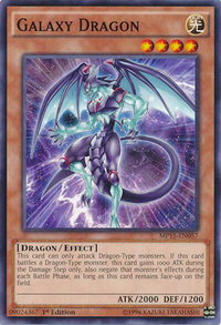 Galaxy Dragon - 2015 Mega-Tins Mega Pack (MP15) #MP15-EN057 - Common / Short Print YuGiOh Trading Card