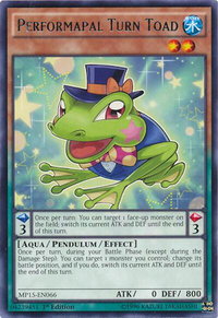 Performapal Turn Toad - 2015 Mega-Tins Mega Pack (MP15) #MP15-EN066 - Rare YuGiOh Trading Card