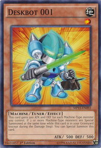 Deskbot 001 - 2015 Mega-Tins Mega Pack (MP15) #MP15-EN092 - Common / Short Print YuGiOh Trading Card