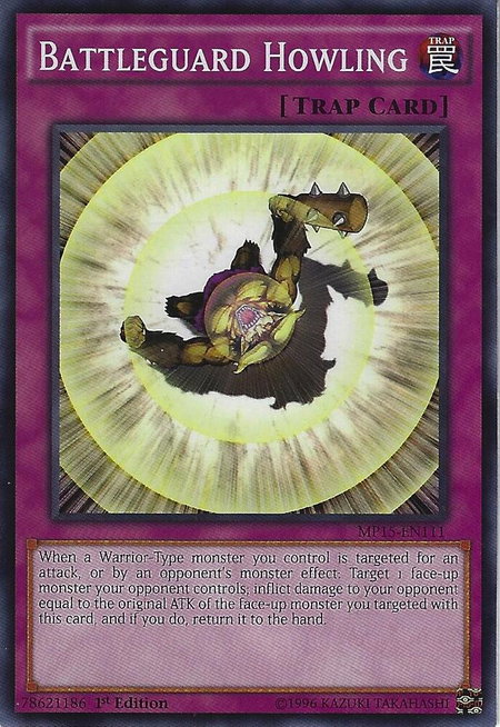 Battleguard Howling - 2015 Mega-Tins Mega Pack YuGiOh trading card