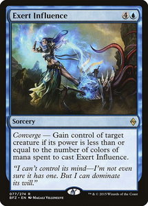 Exert Influence - Battle for Zendikar (BFZ) #77 - Rare Magic: The Gathering Trading Card