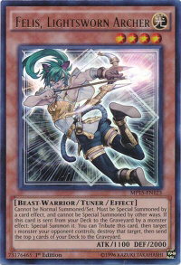 Felis, Lightsworn Archer - 2015 Mega-Tins Mega Pack (MP15) #MP15-EN123 - Ultra Rare YuGiOh Trading Card