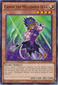 Canon the Melodious Diva - 2015 Mega-Tins Mega Pack (MP15) #MP15-EN128 - Common / Short Print YuGiOh Trading Card