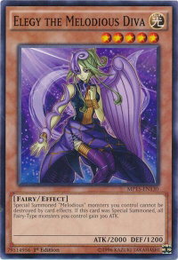 Elegy the Melodious Diva - 2015 Mega-Tins Mega Pack (MP15) #MP15-EN130 - Common / Short Print YuGiOh Trading Card
