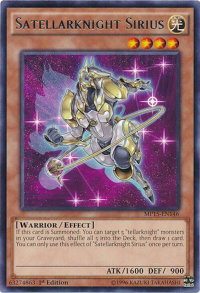 Satellarknight Sirius - 2015 Mega-Tins Mega Pack (MP15) #MP15-EN146 - Rare YuGiOh Trading Card