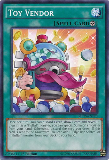 Toy Vendor - 2015 Mega-Tins Mega Pack YuGiOh trading card