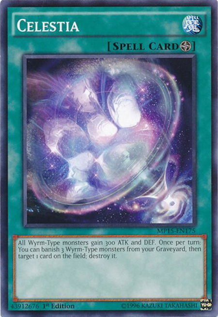 Celestia - 2015 Mega-Tins Mega Pack YuGiOh trading card