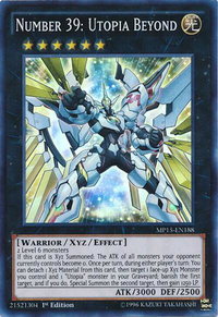 Number 39: Utopia Beyond - 2015 Mega-Tins Mega Pack (MP15) #MP15-EN188 - Super Rare YuGiOh Trading Card