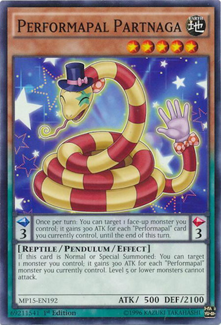 Performapal Partnaga - 2015 Mega-Tins Mega Pack YuGiOh trading card