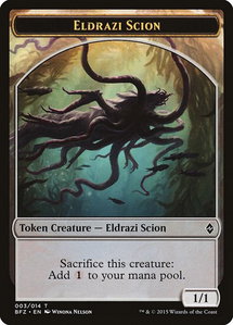 Eldrazi Scion Token (003) - Battle for Zendikar (BFZ) #3 - Token Magic: The Gathering Trading Card