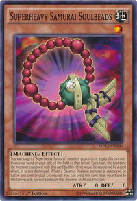 Superheavy Samurai Soulbeads - 2015 Mega-Tins Mega Pack (MP15) #MP15-EN200 - Common / Short Print YuGiOh Trading Card