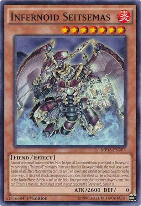 Infernoid Seitsemas - 2015 Mega-Tins Mega Pack YuGiOh trading card