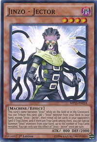 Jinzo - Jector - 2015 Mega-Tins Mega Pack (MP15) #MP15-EN214 - Super Rare YuGiOh Trading Card