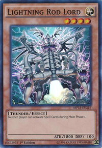 Lightning Rod Lord - 2015 Mega-Tins Mega Pack (MP15) #MP15-EN216 - Super Rare YuGiOh Trading Card