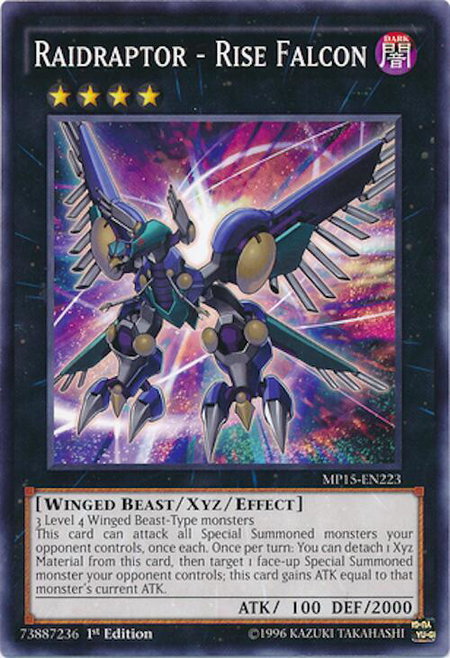 Raidraptor - Rise Falcon - 2015 Mega-Tins Mega Pack YuGiOh trading card