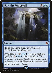 Part the Waterveil - Battle for Zendikar (BFZ) #80 - Mythic Magic: The Gathering Trading Card