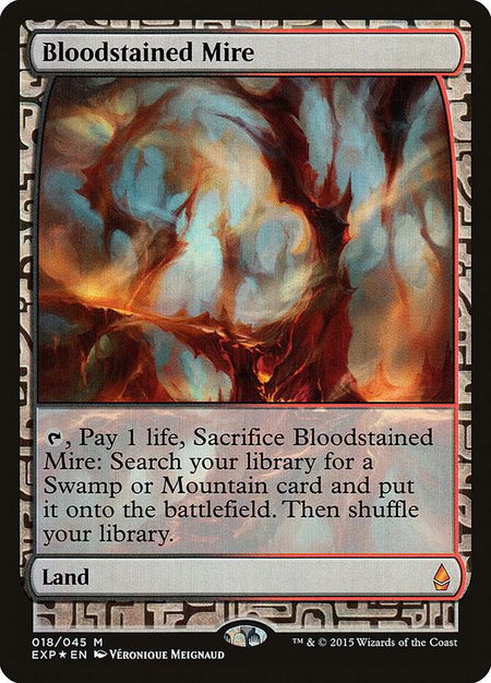 Bloodstained Mire - Zendikar Expeditions Magic: The Gathering trading card