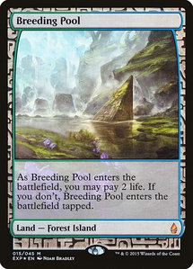 Breeding Pool - Zendikar Expeditions (EXP) #15 - Mythic Rare Magic: The Gathering Trading Card
