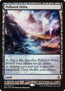 Polluted Delta - Zendikar Expeditions (EXP) #17 - Mythic Rare Magic: The Gathering Trading Card