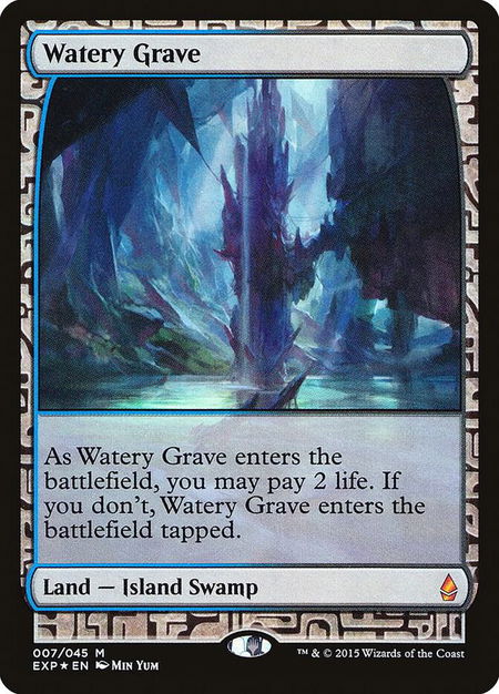 Watery Grave - Zendikar Expeditions Magic: The Gathering trading card