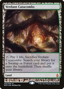 Verdant Catacombs - Zendikar Expeditions (EXP) #23 - Mythic Rare Magic: The Gathering Trading Card
