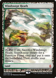 Windswept Heath - Zendikar Expeditions (EXP) #20 - Mythic Rare Magic: The Gathering Trading Card