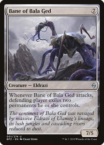 Bane of Bala Ged - Battle for Zendikar (BFZ) #1 - Uncommon Magic: The Gathering Trading Card