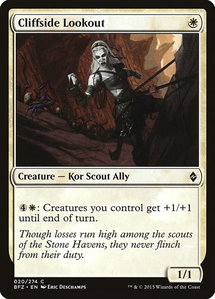 Cliffside Lookout - Battle for Zendikar (BFZ) #20 - Common Magic: The Gathering Trading Card
