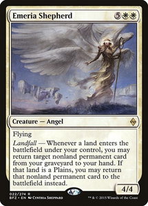 Emeria Shepherd - Battle for Zendikar (BFZ) #22 - Rare Magic: The Gathering Trading Card