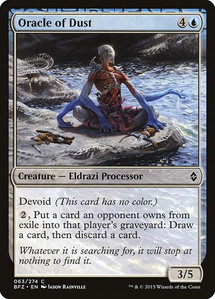 Oracle of Dust - Battle for Zendikar (BFZ) #63 - Common Magic: The Gathering Trading Card