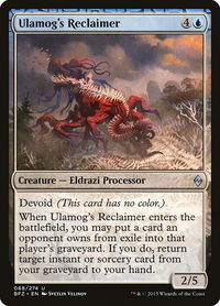 Ulamog's Reclaimer - Battle for Zendikar (BFZ) #68 - Uncommon Magic: The Gathering Trading Card