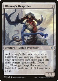 Ulamog's Despoiler - Battle for Zendikar (BFZ) #16 - Uncommon Magic: The Gathering Trading Card